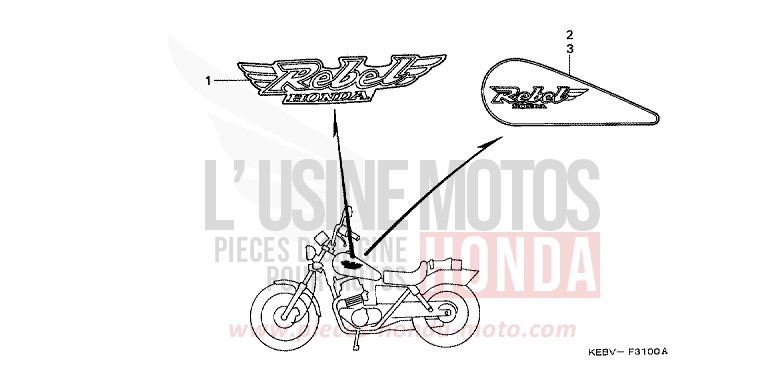 MARKE von CB1300 Super Bold'or ABS BARBADOS BLUE (B134) von 1997